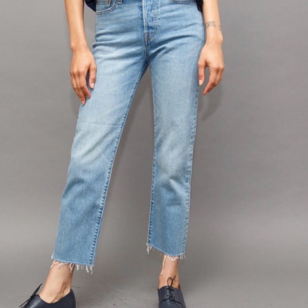 Levi's Wedgie Straight Ankle Jeans (29)